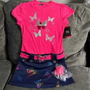 Little girl butterfly dress